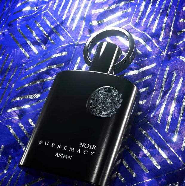Afnan Supremacy Noir Pour Homme Eau de Parfum 3.4oz - Strong Scent with Bergamot, Oregano, Amber, Labdanum, Sandalwood, Oud, Regular Edition long lasting perfumes