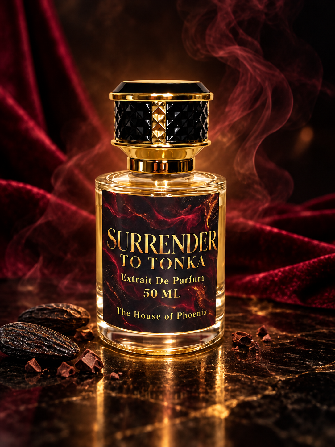 Surrender to Tonka Extrait De Parfum Unisex 50ML by The House of Phoenix