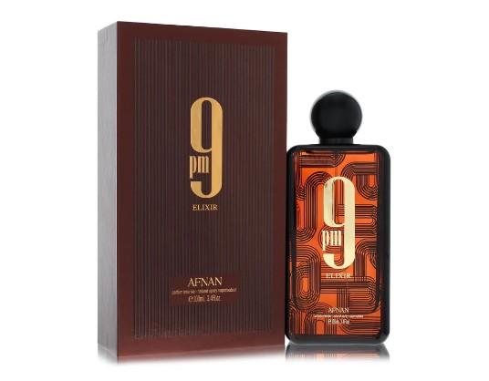 Afnan 9 PM Elixir Extrait de Parfum by Afnan - Unisex 3.4oz Perfume Bottle with Elegant Design and Rich Packaging