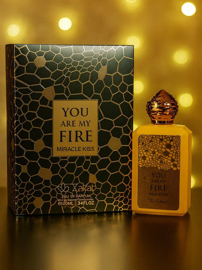 Zakat You Are My Fire Miracle Kiss Eau de Parfum Spray Unisex 3.4oz 100ML