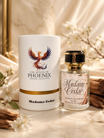Madame Cedar Extrait De Parfum Spray for Unisex by The House of Phoenix