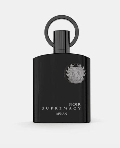 Afnan Supremacy Noir Pour Homme Eau de Parfum 3.4oz - Strong Scent with Bergamot, Oregano, Amber, Labdanum, Sandalwood, Oud, Regular Edition long lasting perfumes