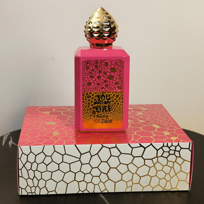 Zakat You Are My Fire Pink Blush Eau de Parfum Spray Unisex 3.4oz 100ML