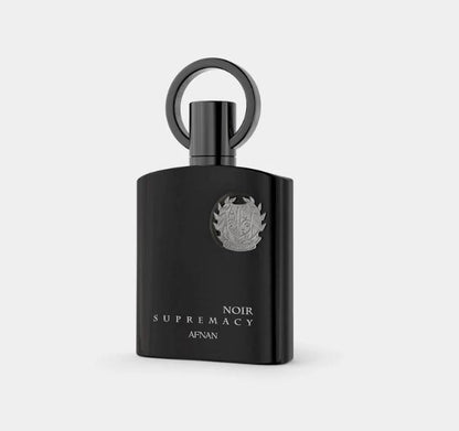 Afnan Supremacy Noir Pour Homme Eau de Parfum 3.4oz - Strong Scent with Bergamot, Oregano, Amber, Labdanum, Sandalwood, Oud, Regular Edition long lasting perfumes