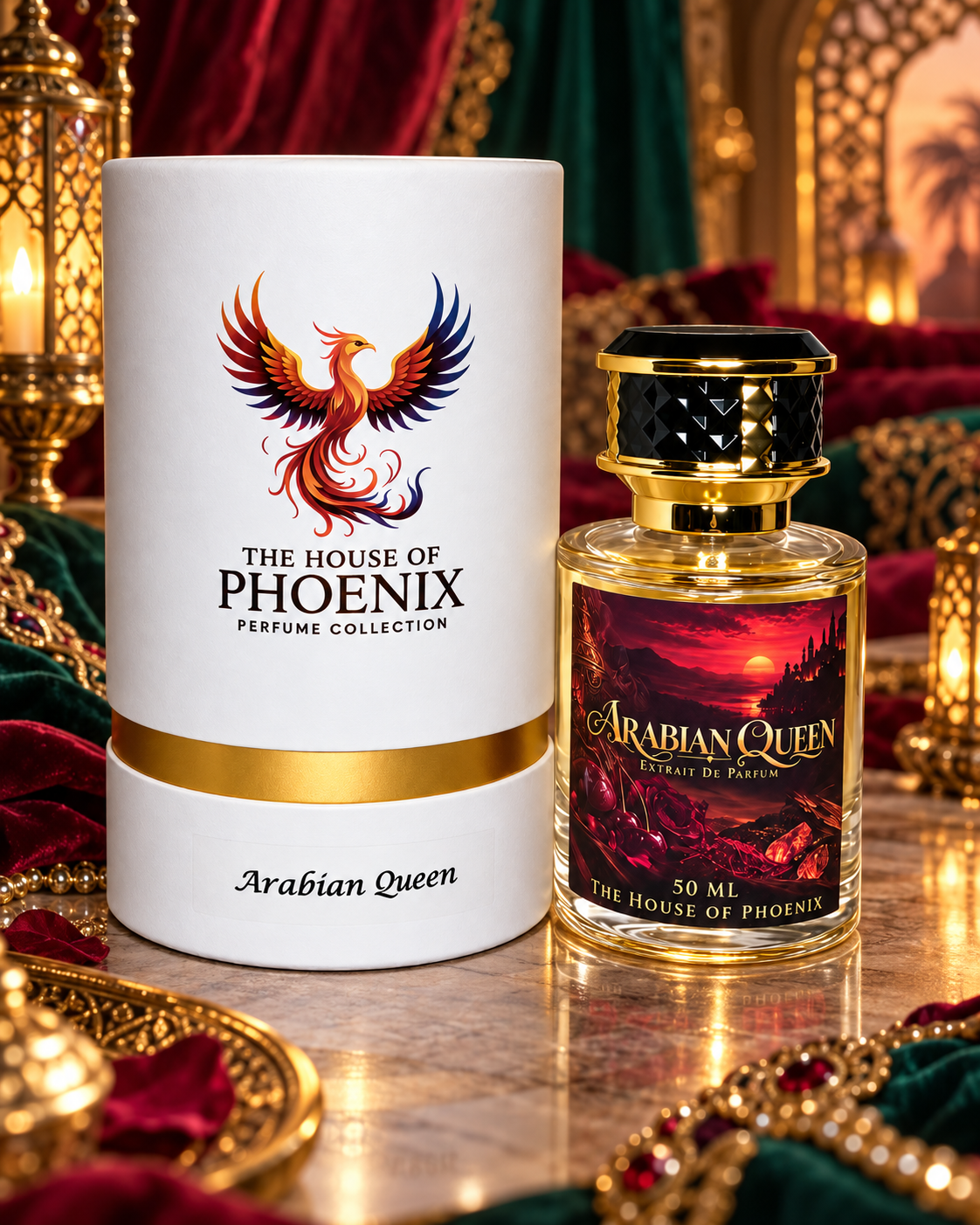 Arabian Queen Extrait De Parfum Unisex 50ML by The House of Phoenix