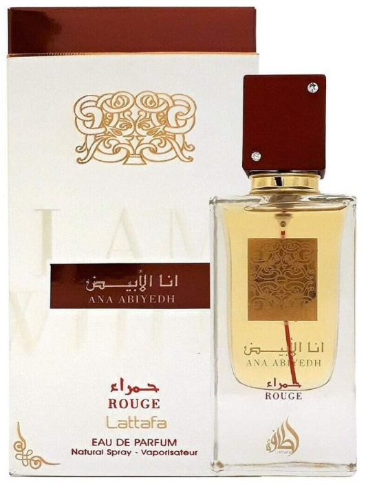 Lattafa Ana Abiyedh Rouge Eau de Parfum 3.4oz