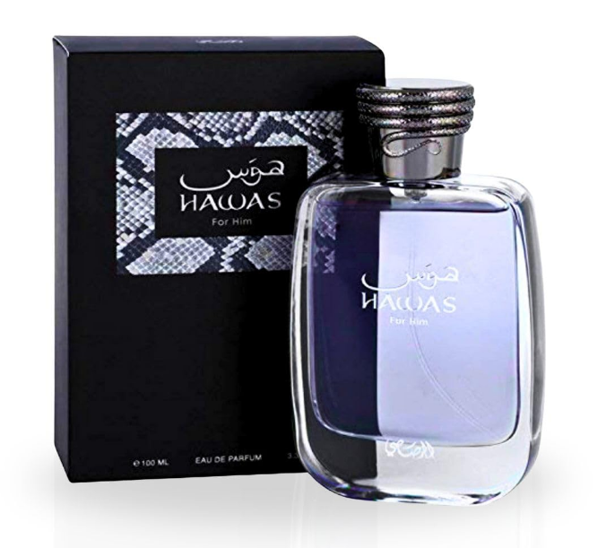 Rasasi Hawas for Men Eau de Parfum Spray 100ML (3.4 Oz)