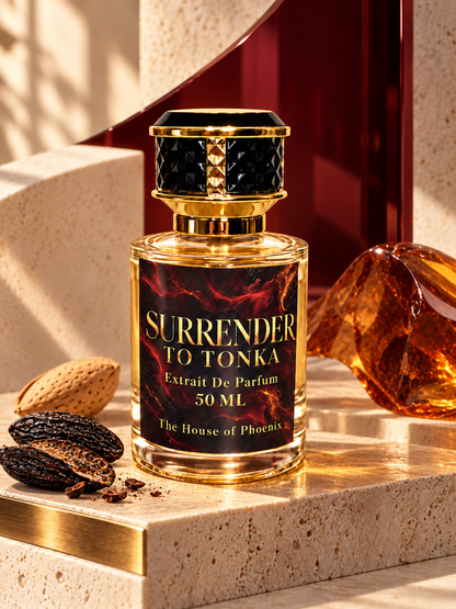 Surrender to Tonka Extrait De Parfum Unisex 50ML by The House of Phoenix