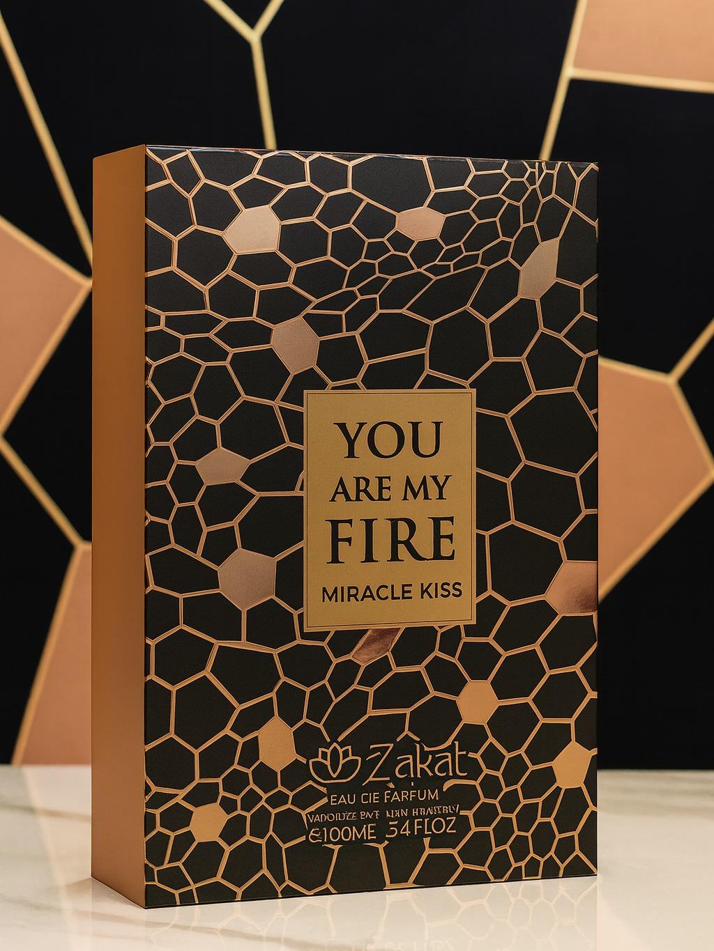Zakat You Are My Fire Miracle Kiss Eau de Parfum Spray Unisex 3.4oz 100ML