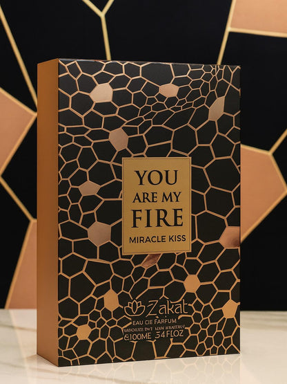 Zakat You Are My Fire Miracle Kiss Eau de Parfum Spray Unisex 3.4oz 100ML