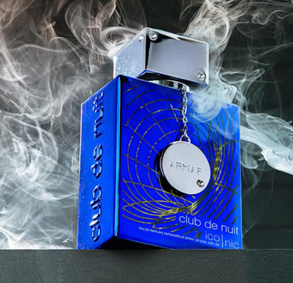 Armaf Club Nuit Blue Iconic Eau de Parfum Spray, 3.6 Ounce