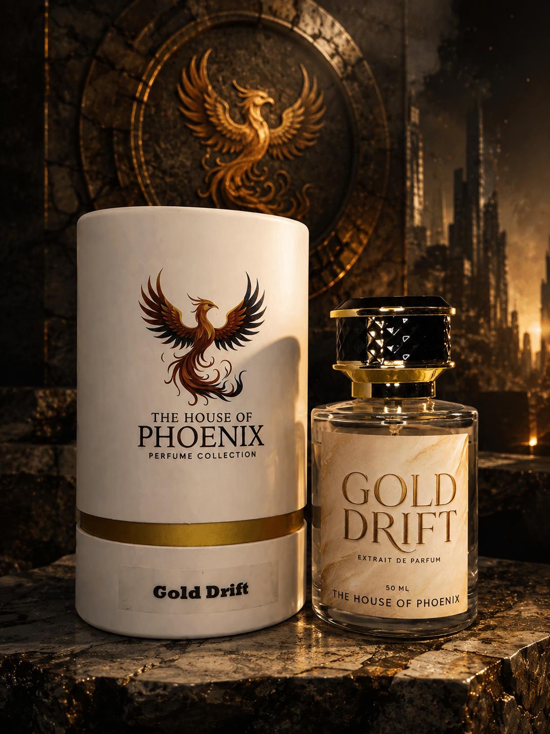Gold Drift Extrait De Parfum, Unisex, 50ML by The House of Phoenix