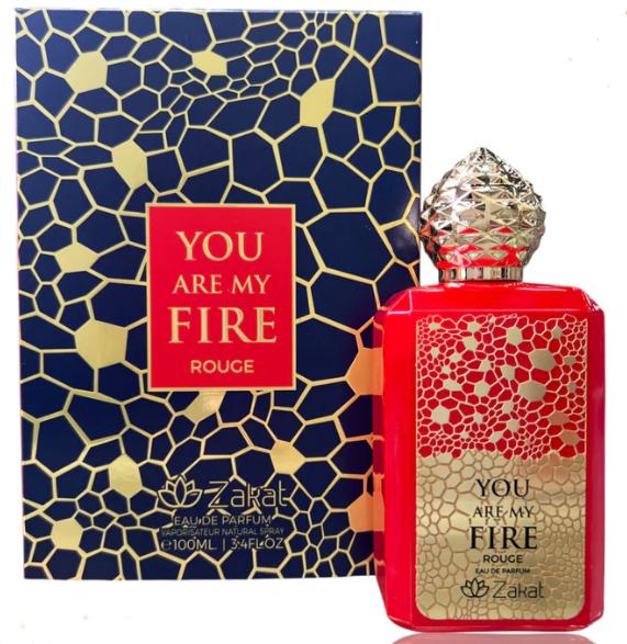 You Are My Fire Rouge By Zakat 3.4 Oz Eau De Parfum