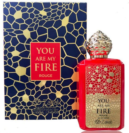 You Are My Fire Rouge By Zakat 3.4 Oz Eau De Parfum
