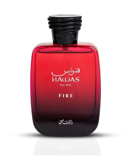 Rasasi Hawas Fire Eau De Parfum 3.4oz, Long Lasting, Regular Edition