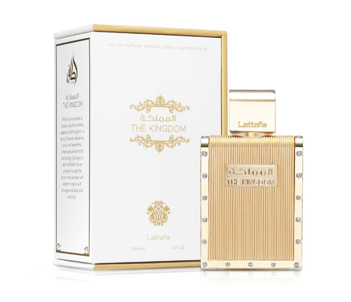 Lattafa The Kingdom Eau De Parfum Spray for Men 3.4 Ounce