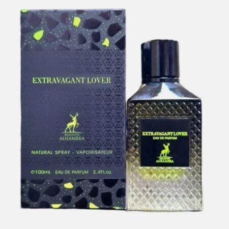 Maison Alhambra Extravagant Lover Eau de Parfum 3.4oz. - 100ml - Bold Seductive & Elegant Fragrance with Mandarin & Rose Notes