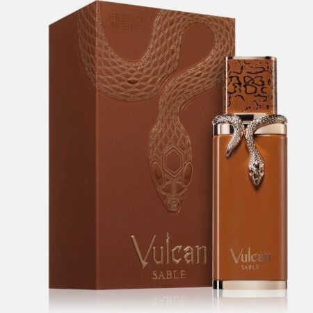 Vulcan Sable Eau de Parfum for Men and Women by French Avenue with Unique Snake Design Bottle