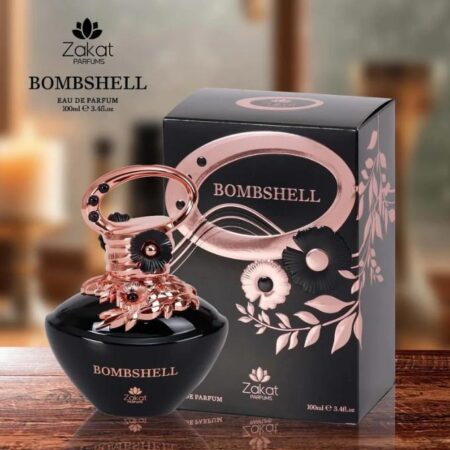 Zakat Bombshell Eau de Parfum for Women, 3.4oz Fragrances Middle Eastern Perfume Bottles