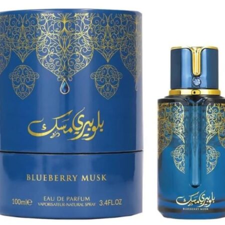 Arabiyat Prestige Blueberry Musk Eau de Parfum Unisex 3.4oz / 100ml - Fruity Floral Scent with Blueberry, Blackberry, Freesia, Rose, and Lavender Notes