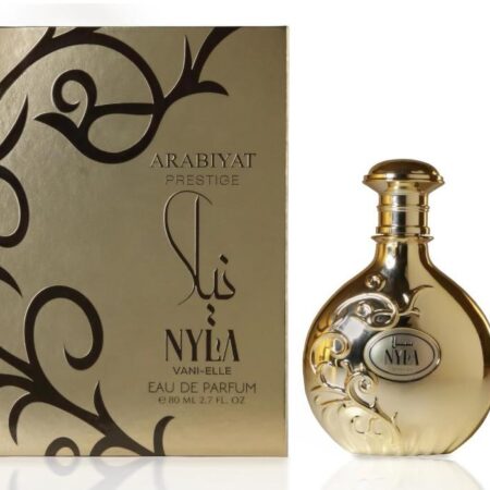 Arabiyat Prestige Nyla Vani-Elle Eau de Parfum 2.7FL.Oz 80ml Unisex Fragrance in Gold Bottle