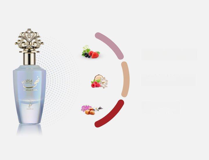 Khadlaj Nuha Vanilla Pearl 85 ML EDP Spray for Women - Image 4