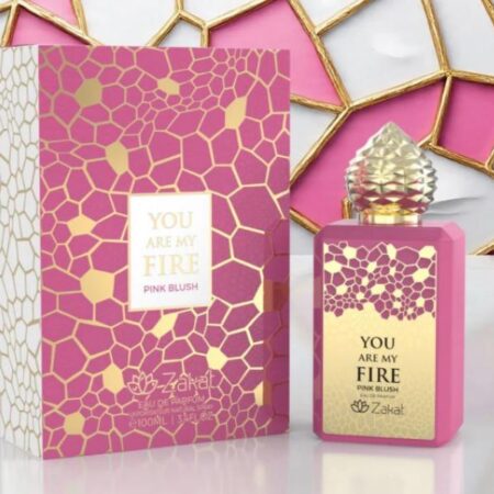 Zakat You Are My Fire Pink Blush Eau de Parfum Spray Unisex 3.4oz 100ML