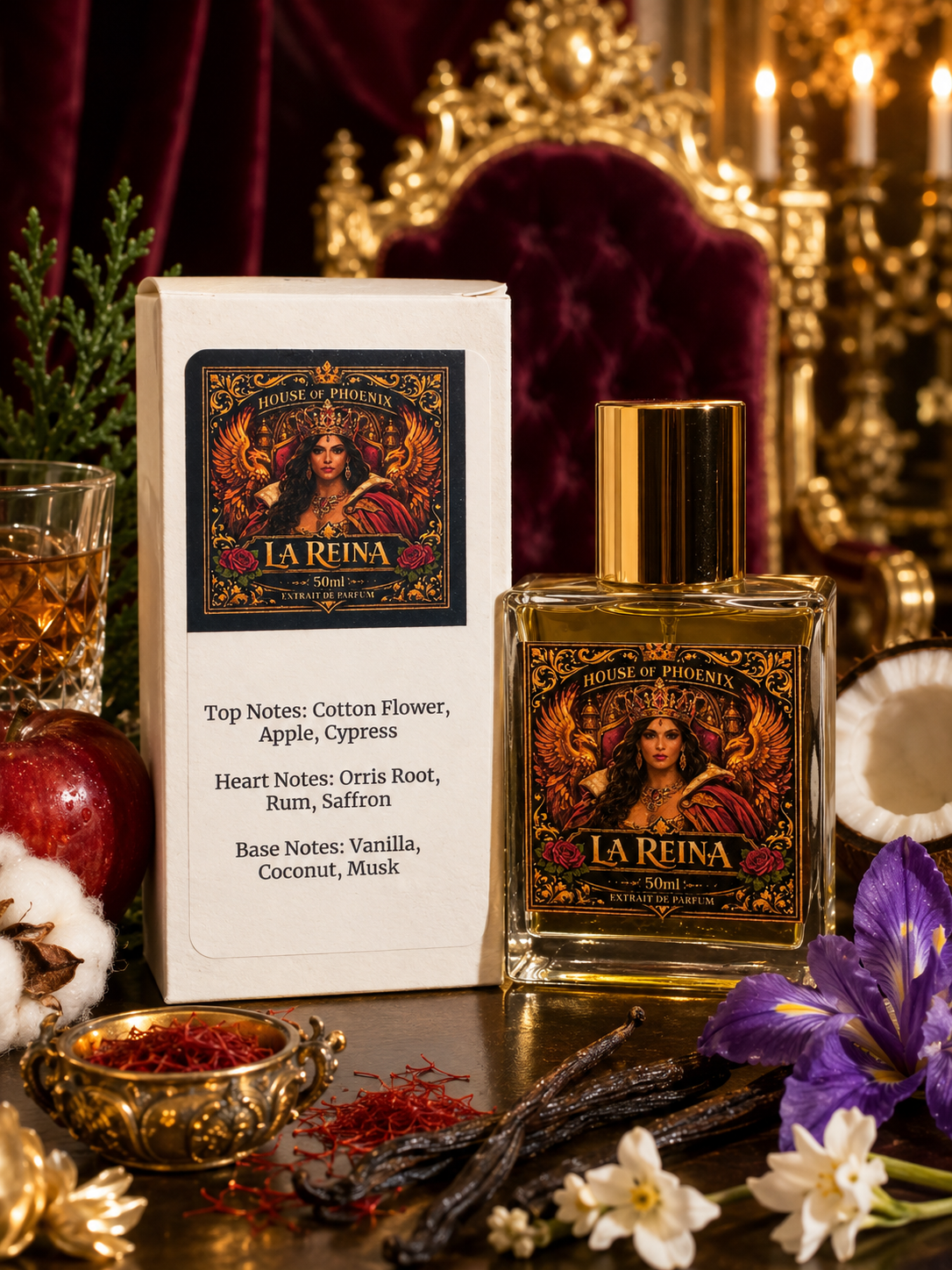 La Reina Extrait De Parfum Unisex 50ML
