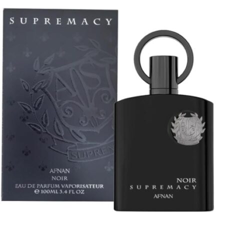 Afnan Supremacy Noir Pour Homme Eau de Parfum 3.4oz - Strong Scent with Bergamot, Oregano, Amber, Labdanum, Sandalwood, Oud, Regular Edition long lasting perfumes