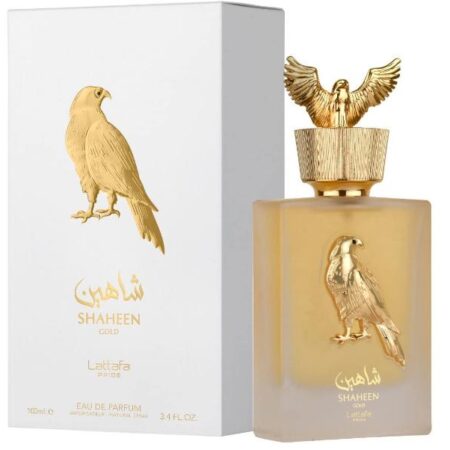 Lattafa Pride Shaheen Gold Eau de Parfum 3.4oz - Sweet and Fruity Unisex Perfume shaheen gold