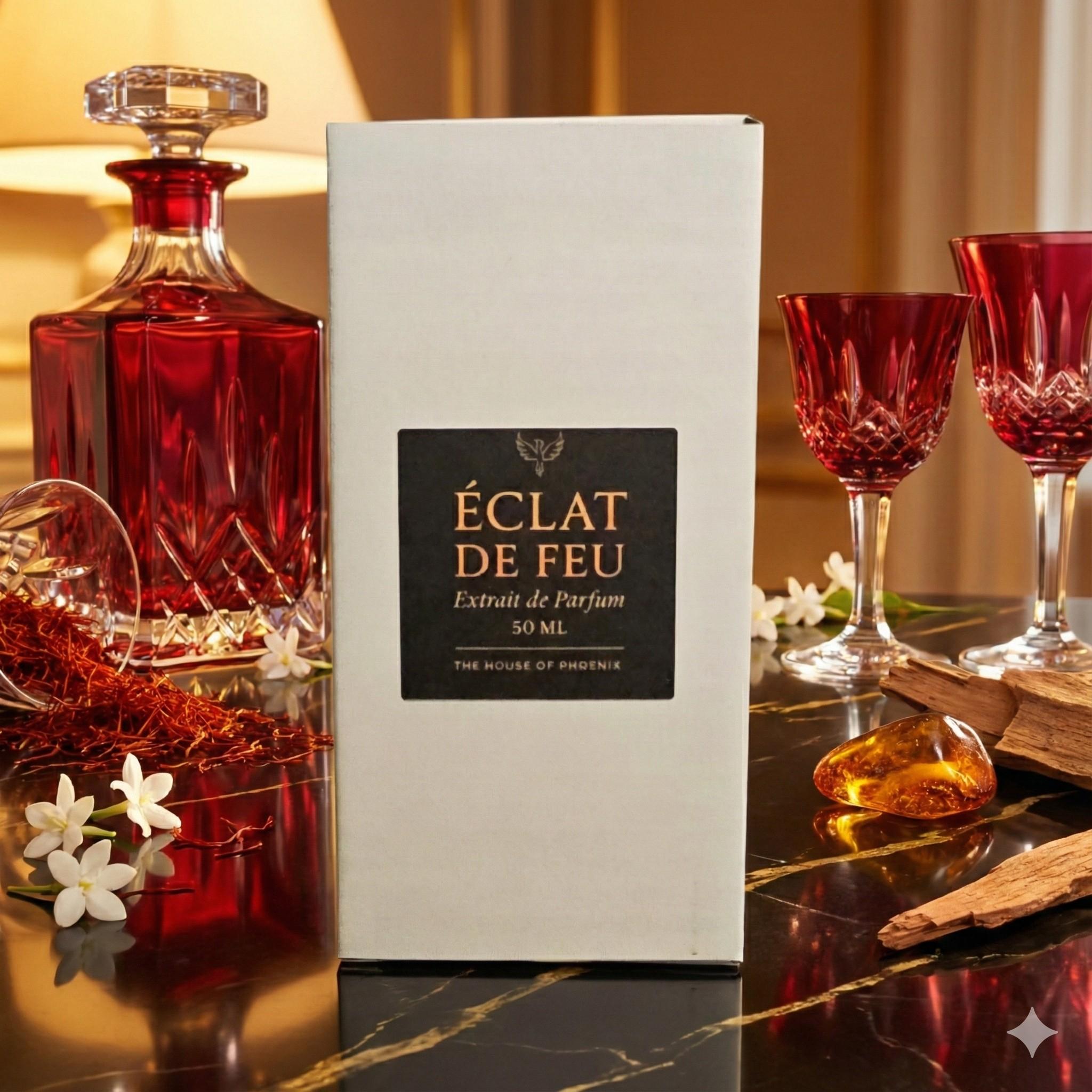 The House of Phoenix Eclat De Feu Extrait De Parfum Spray 50ML Unisex Perfume Inspired by BR540 with Bitter Almond & Egyptian Jasmine Notes - Image 3