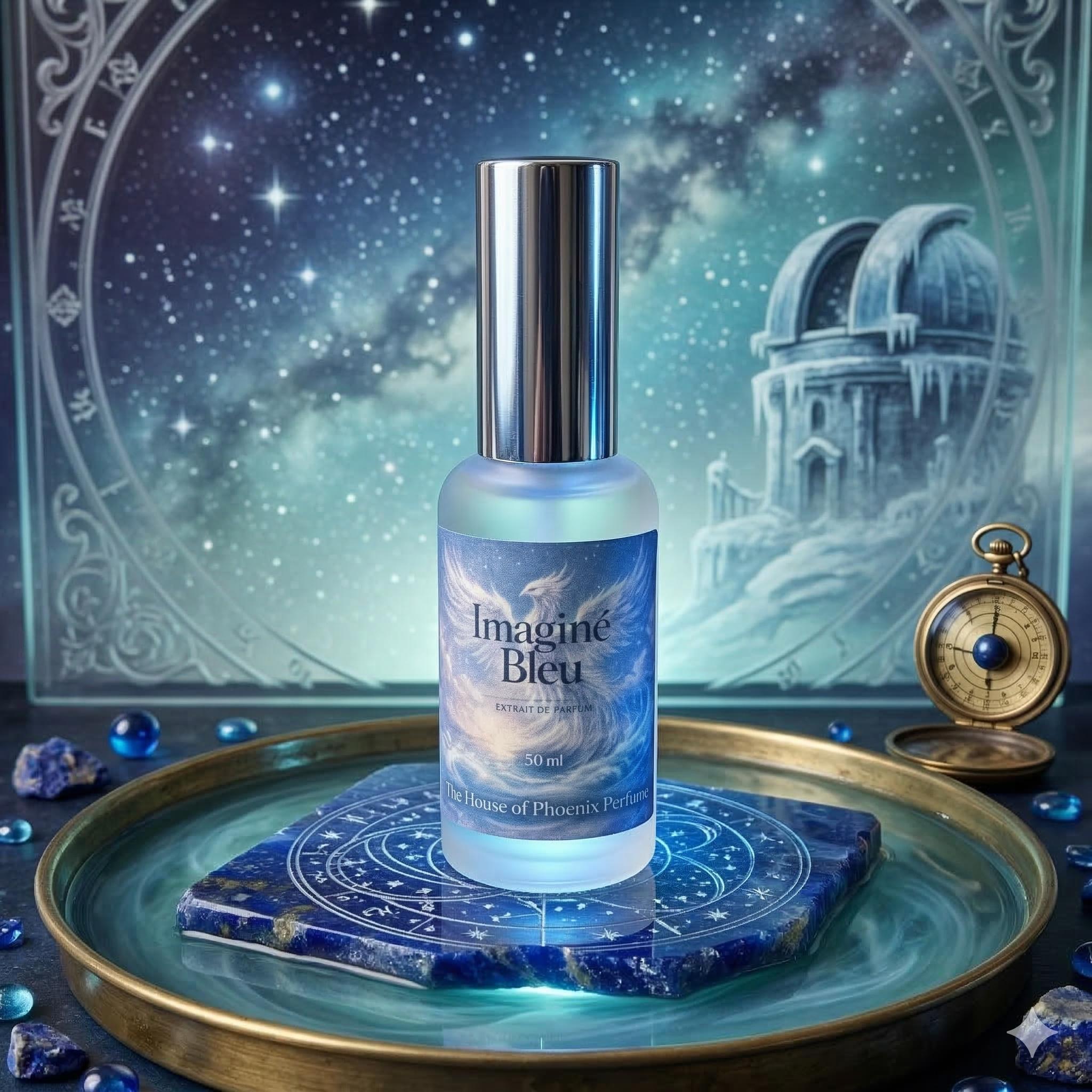 Imagine Bleu Extrait De Parfum Spray by The House of Phoenix Hybrid Inspiration of Imagination and Blue Talisman - Image 2