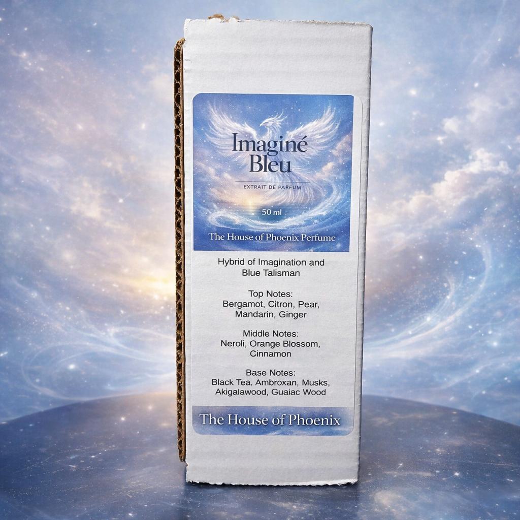 Imagine Bleu Extrait De Parfum Spray by The House of Phoenix Hybrid Inspiration of Imagination and Blue Talisman - Image 3