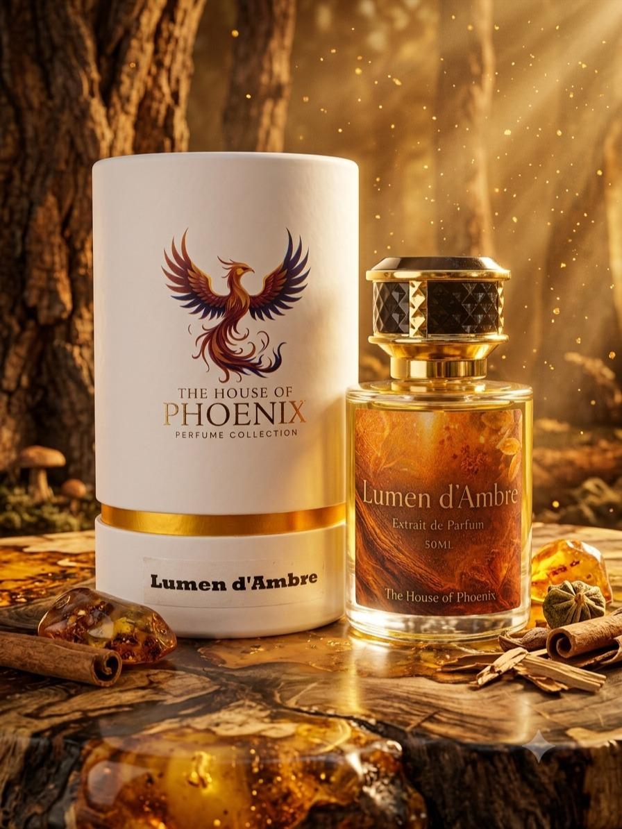 Lumen d'Ambre Extrait de Parfum Unisex 50ML by The House of phoenix