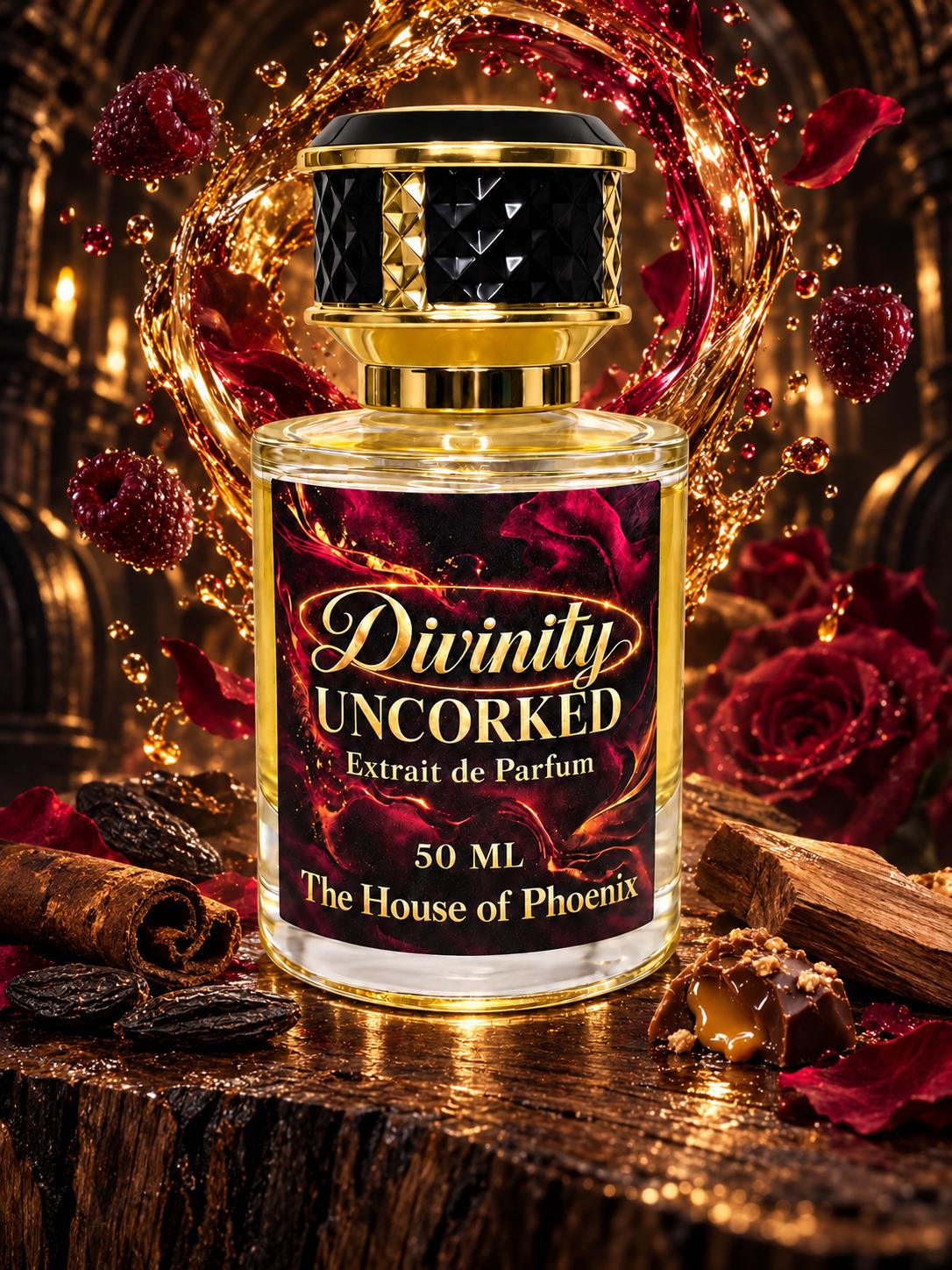 Divinity Uncorked Extrait De Parfum Unisex 50ML by The House of Phoenix - Image 3