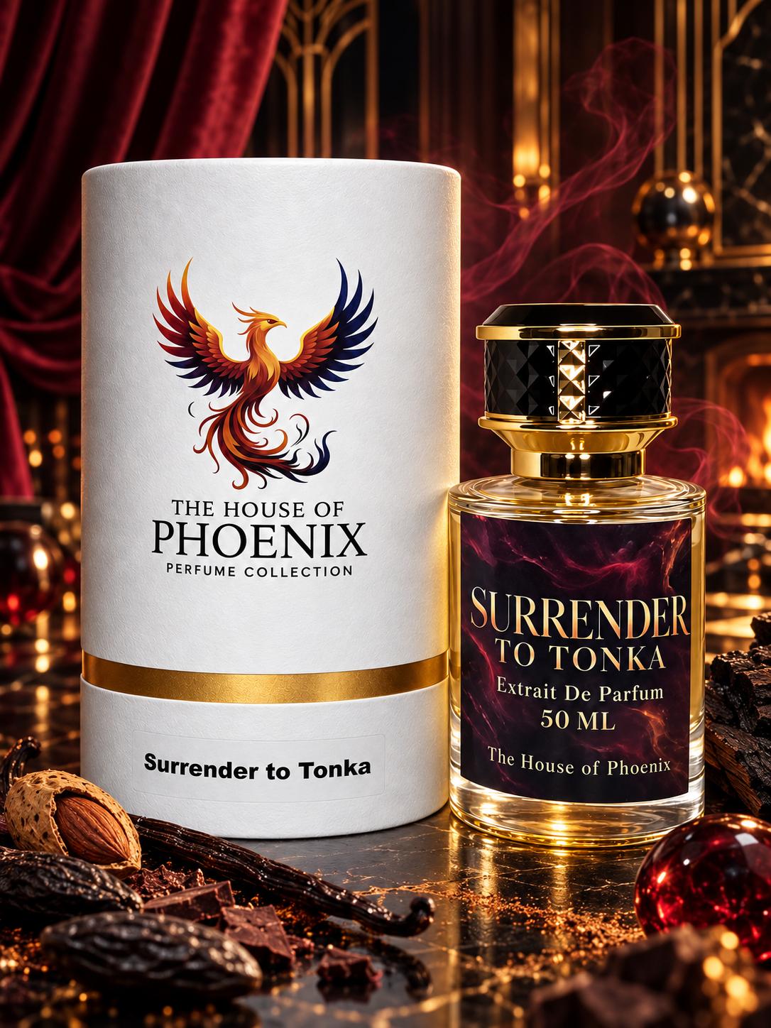 Surrender to Tonka Extrait De Parfum Unisex 50ML by The House of Phoenix